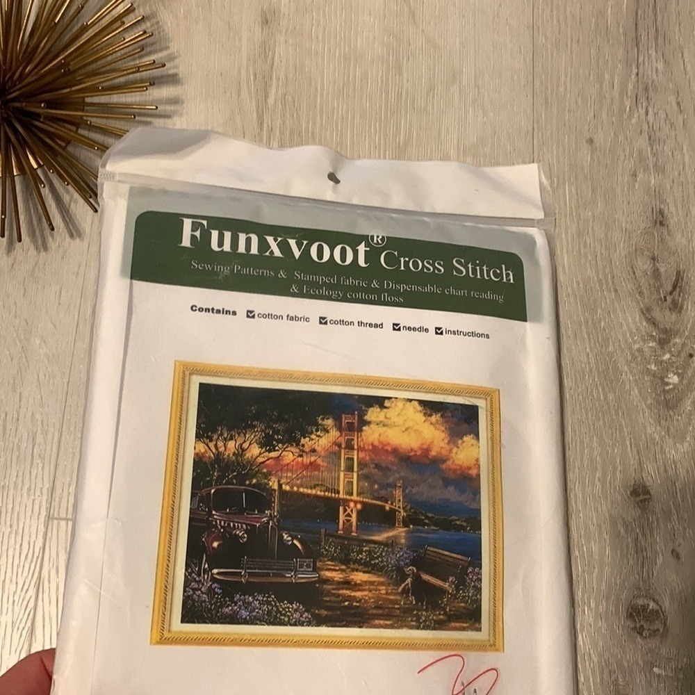 Funxvoot cross stitch Sunset glow New‎